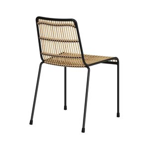 Silla de Comedor Moderna Tapizada con Estructura Metálica, Silla de Lujo para Restaurante, Cafetería y Bar - Product Image 2