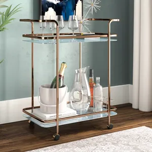 Carrito de Servicio Moderno Hecho a Mano de Cerámica y Metal, Estilo Americano, Ecológico, para Decoración de Interiores de Cocina y Comedor - Product Image 5