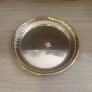 Assiette Ronde en Laiton Faite à la Main Moderne Robin Export Company - Product Image 2