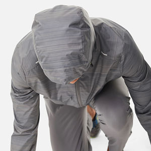 Ensemble de survêtement coupe-vent personnalisé avec logo, vêtements de sport légers en nylon et polyester imperméables pour hommes, respirants, pour l'hiver et les activités de plein air - Product Image 5