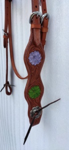 High Quality Horse Bridle Western PU Leather Rope Halter Plus Size Adjustable Anti Slip Snaffle Compression Bridle Power Hint - Product Image 3