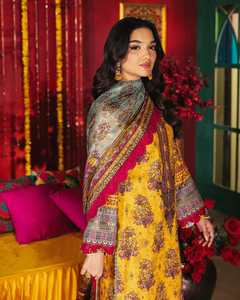 <b>Yellow</b> Salwar Kameez for Eid Wedding Beach Occasions-Most Beautiful <b>Women's</b> Wear Viscose Material Moisture Wicking Quick - Product Image 4