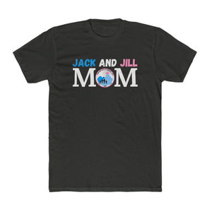 T-shirt noir pour femme Jack and Jill Legacy Maker Mom, t-shirt graphique en coton doux à manches courtes, haut décontracté pour la fierté familiale - Product Image 1
