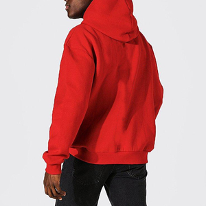 Sweat à capuche oversize en coton de haute qualité, épais, en molleton uni, personnalisable pour hommes - Product Image 4