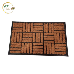 Paillasson en jute écologique, fabriqué à partir de fibres 100 % naturelles, tapis d'entrée durable et élégant pour intérieur et extérieur - Product Image 2