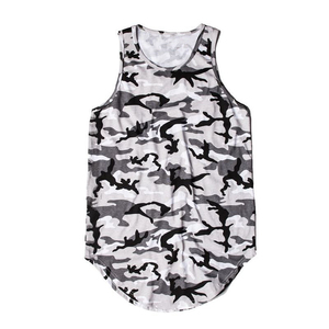 Débardeur Homme OEM 100% Polyester, Coupe Courbe, Sublimation, Séchage Rapide, Léger, Respirant, pour Musculation et Gym, Modèle Court - Product Image 6