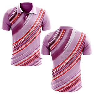 Polo de Algodón 220G con Logotipo Personalizado Bordado de Fábrica OEM, Color Sólido, Liso, para Golf, Deportes al Aire Libre, Casual, Negocios - Product Image 4