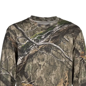 T-shirt de chasse à manches longues, imprimé camouflage, couche thermique, protection contre le froid - Product Image 2