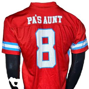 Fútbol americano Jersey fan Jersey padre Jersey sublimación aparejos sarga bordado más tamaño soporte personalizado tela transpirable - Product Image 1
