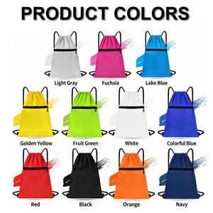 Wholesale <b>Drawstring</b> <b>Backpacks</b> Foldable Light Knapsack Casual Sport <b>Drawstring</b> Bagpack Promotional Gift Packsack for Events - Product Image 2