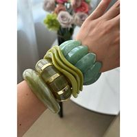 Ensemble de bracelets élégants en résine indienne pour femmes, avec vases ethniques en verre et cristal pour tenue culturelle RR Enterprises Modèle RR202513901