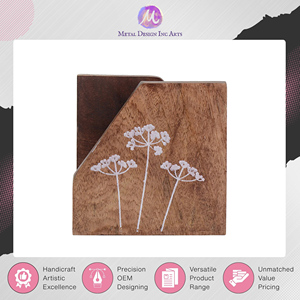 ที่ใส่กระดาษทิชชูไม้ลายดอกไม้พิมพ์ลายตามสั่ง – อุปกรณ์ตกแต่งโต๊ะระดับพรีเมียมสำหรับใช้ในบ้านและร้านอาหาร ลดราคา - Product Image 4