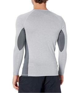 เสื้อฮู้ดดี้แรชการ์ดคุณภาพสูงสำหรับผู้ชาย ออกแบบได้ตามต้องการ ผลิตจากโพลีเอสเตอร์ผสมสแปนเด็กซ์ 100% แขนยาว - Product Image 2