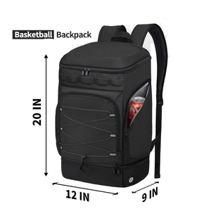 Bolsa Deportiva para Baloncesto con Gran Espacio de Almacenamiento, Compartimento Dedicado para Baloncesto, Bolsillo para Zapatos, Porta Botella de Agua - Product Image 2