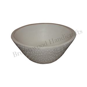 Cuenco para servir de madera de mango hecho a mano de primera calidad con soporte de Pedestal, cuencos de madera personalizados de calidad duradera, suministro directo de fábrica - Product Image 5