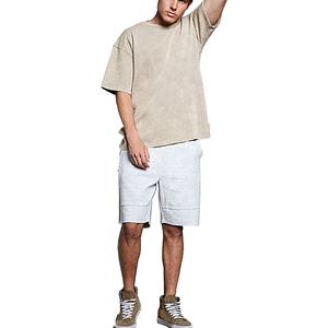 Acid Wash Blank Custom Cotton Heavy Weight Streetwear T Shirts for Men Men's <b>Tshirt</b> T-shirt For Men - Product Image 6