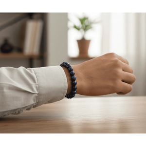 Wholesale Handcrafted Royal Lapis Lazuli <b>Bracelet</b> Natural Beaded <b>Healing</b> Crystal From India Number Shape/Pattern - Product Image 2