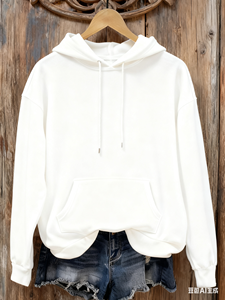 Sweat-shirt à capuche personnalisé pour homme, uni, décontracté, vente en gros, approvisionnement en vrac - Product Image 6