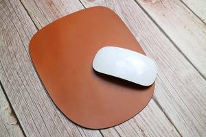 Premium Leather <b>Computer</b> <b>Mouse</b> Pad Anti Skid Backing Large Writing Surface Personalized Executive Office Mat LMP-0010 - Product Image 5