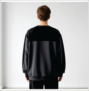 Sweat-shirts pour hommes en coton 100% de haute qualité, brodés, imprimés sur mesure, à col zippé, couleur unie, coupe ample, pour l'hiver, OEM. - Product Image 6