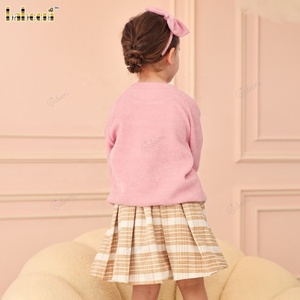 Ensembles de vêtements pour filles en tricot 3D imprimé au crochet, collection automne, ODM OEM, vente en gros Vietnam, 100% coton respirant - Product Image 6