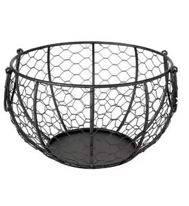 Cesta de Almacenamiento Metálica Clásica, Organizador de Alambre Resistente, Decoración para Mesa de Comedor, Organizador Decorativo para Mesa de Comedor - Product Image 6