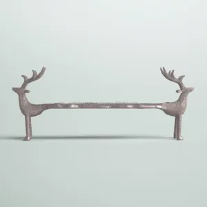 Luxury <b>Black</b> Iron Candle <b>Holder</b> Handmade for Modern Interior Design Home Decoration and Christmas Gifts in Designer Collections - Product Image 1