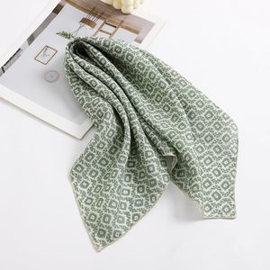 Pañuelo de Seda de Poliéster Cuadrado de Lujo de 90 x 90 cm con Patrón Geométrico Personalizable de Estrella Pentagonal para Mujeres Musulmanas, Primavera - Product Image 5