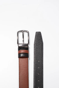 Ceinture de golf perforée extensible en cuir véritable pour homme, avec logo personnalisé de haute qualité, style formel, boucle à ardillon en alliage, vente en gros OEM - Product Image 3