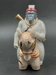 Colgante de Personaje de Dibujos Animados del Planeta de los Simios con Moissanita VVS y Plata 925, Formas Únicas para Joyería Fina, Colgantes y Dijes - Product Image 2