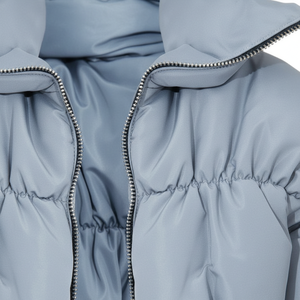 Chaquetas de Invierno Acolchadas para Mujer, Personalizadas, Brillantes, Tejidas, Transpirables, con Capucha, Resistentes al Viento, Impermeables, con Cierre, Tipo Bomber - Product Image 6