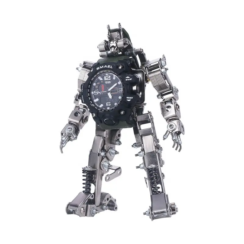 Time Robot 3D metal assembly jigsaw puzzle model for Home Living Decorative Ornament