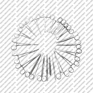 Ensemble d'instruments chirurgicaux manuels en acier inoxydable certifiés CE, prix de gros, kit d'instruments chirurgicaux - Product Image 5