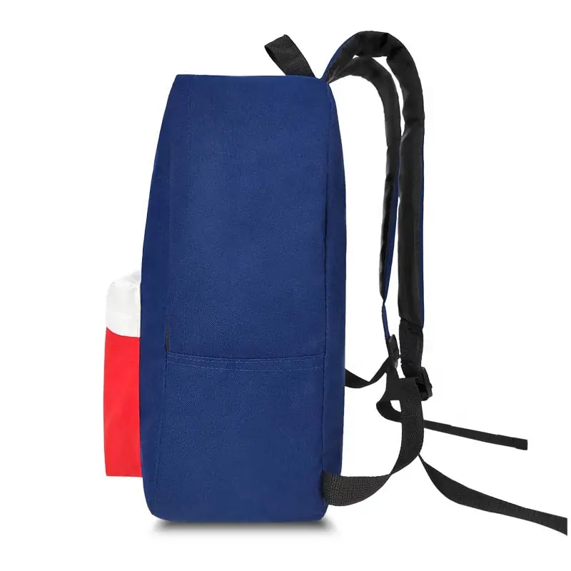 Customization simple multi color school backpack portable teenage student backpack