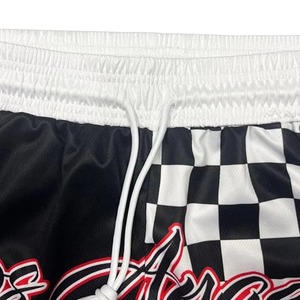 Shorts de bain respirants en maille pour hommes, séchage rapide, imperméables, écologiques, taille mi-haute, 100 % coton, pour le basketball et l'entraînement, avec logo personnalisé - Product Image 4