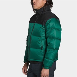 Men Thick Bomber Puffer <b>Jacket</b> Plus Size Hooded Zipper Woven Coated Canvas Waterproof Windproof <b>Packable</b> Snow Reversible - Product Image 3