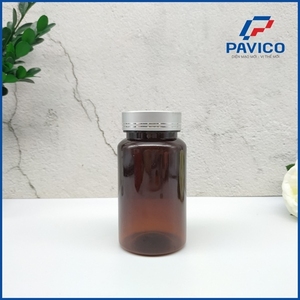 Botellas de Plástico PET de 200 ml con Tapa de Rosca, Redondas, para Impresión por Transferencia de Calor, para Medicamentos, Pavico Vietnam OEM/ODM DA200 - Product Image 2