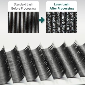 [Etichetta Privata] Ciglia Finte Premium Coreane PBT Laser Silk Plus 0.15 All'Ingrosso (Curvatura B,C,J,D) (Mix 8-15mm) Ciglia Individuali Morbide - Product Image 4