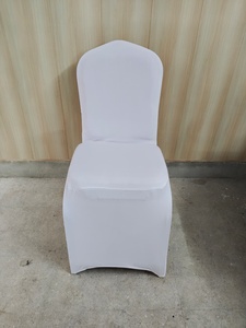 Housse de chaise en spandex élastique de qualité supérieure, durable, cousue, unie, lavable en machine, 40x40x60cm, pour mariages - Product Image 3