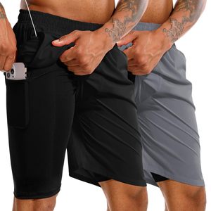 New Summer Trendy Distressed Casual Men's Solid Breathable Quick Dry Eco-Friendly Loose Fit <b>Canvas</b> Shorts Five Inch Front - Product Image 6