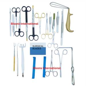 Juego de Instrumentos Quirúrgicos Manuales BISONS para Cirugía Estética y Plástica, Acero Inoxidable, Certificado CE - Product Image 1