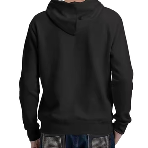 Sweat à capuche surdimensionné en molleton de coton 400 GSM pour homme, personnalisable OEM ODM, style streetwear, fournisseur de modèles vierges - Product Image 4