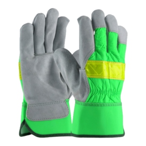 Gants de sécurité en cuir de vachette de qualité supérieure, usage industriel, résistants à l'abrasion, gants de construction, protection personnelle - Product Image 3