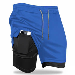 Shorts de sport décontractés pour hommes, respirants, séchage rapide, écologiques, légers, pour le fitness, l'entraînement, la course à pied, durables - Product Image 1