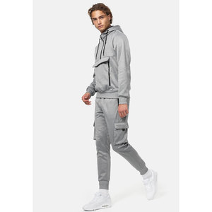 Survêtement 2 pièces pour homme de haute qualité, en tissu polaire 100% polyester, respirant, léger, sportif, manches longues - Product Image 2