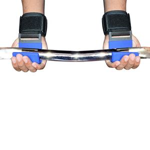 Correa de levantamiento de pesas para entrenamiento de gimnasia personalizada, ganchos para varilla de entrenamiento, agarre resistente, correas de gancho para barra de tracción acolchadas de neopreno grueso - Product Image 2