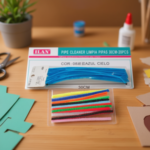 Pulisci-piùlleri Ilan 30 cm Blu cielo 20 pezzi per lavori artigianali e progetti fai da te - Product Image 2