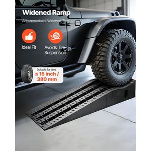 2 Rampe Portatili per Auto ad Alto Profilo, Capacità 13.000 Libbre, Altezza Sollevamento 6,3 Pollici, per Manutenzione Garage Domestico - Product Image 5