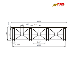 Barandilla de Hierro para Balcón, Barandilla Decorativa de Hierro para Exteriores, Barandilla de Hierro Personalizada, Diseño Moderno Forjado a Mano con Recubrimiento en Polvo - Product Image 6