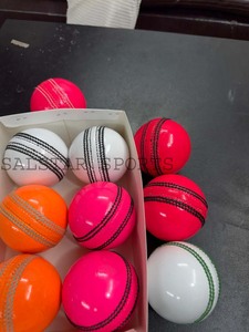 ลูกคริกเก็ตหนังสีมอลต์คุณภาพสูง ทนทาน น้ำหนัก 156 กรัม สำหรับเล่นกลางแจ้ง รับทำโลโก้ตามสั่ง จัดส่งตรงจากโรงงาน - Product Image 6